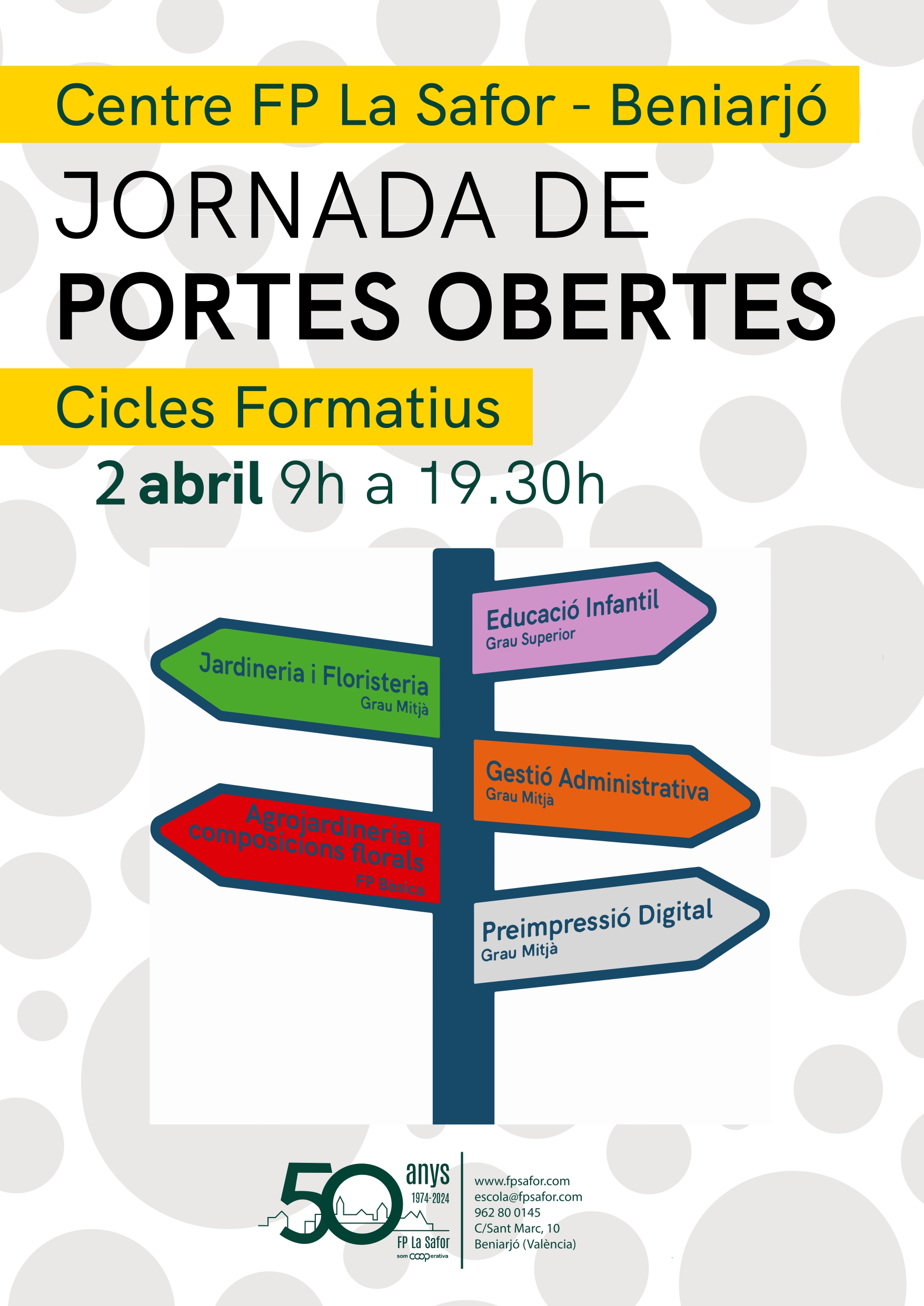 CARTELL PORTES OBERTES 2025